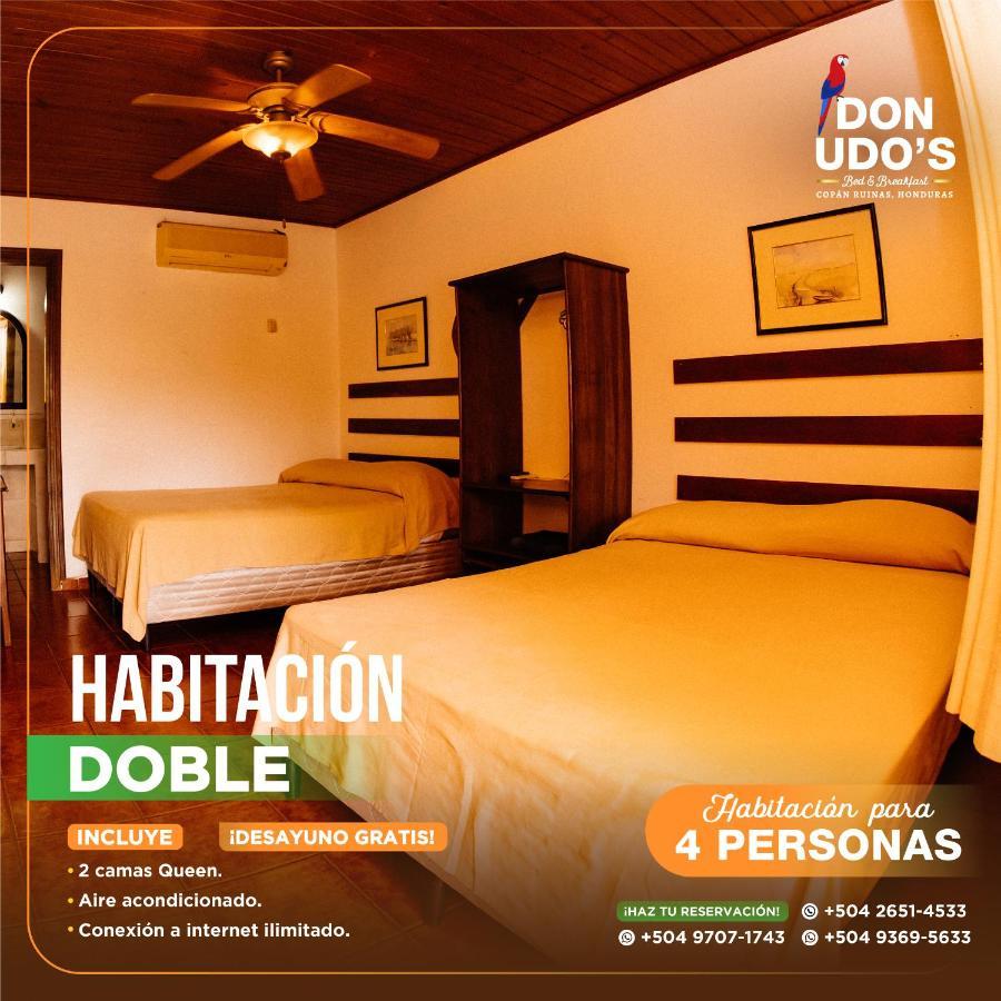 Hotel Don Udos Bed & Breakfast Copán Dış mekan fotoğraf