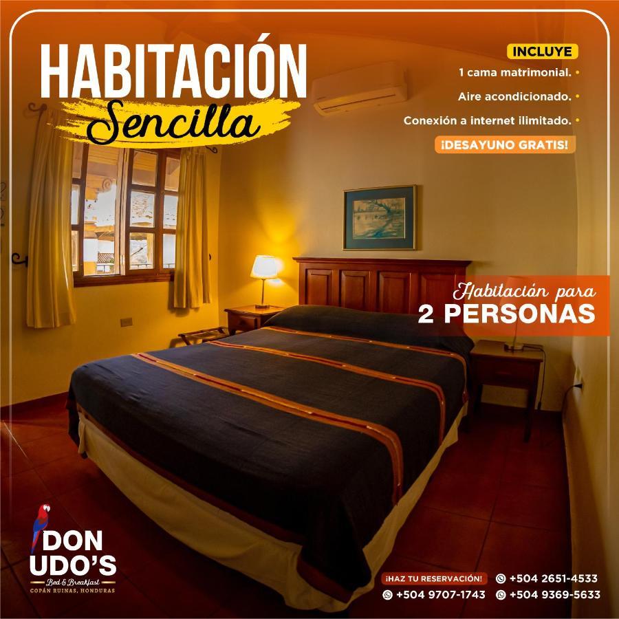 Hotel Don Udos Bed & Breakfast Copán Dış mekan fotoğraf