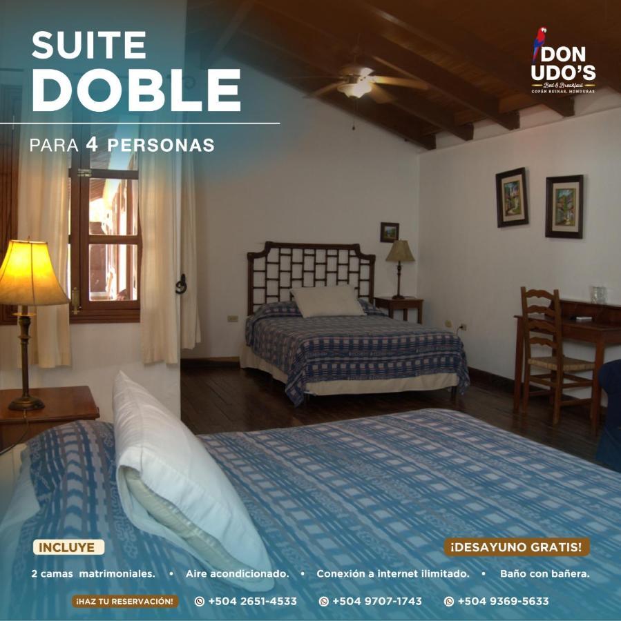 Hotel Don Udos Bed & Breakfast Copán Dış mekan fotoğraf
